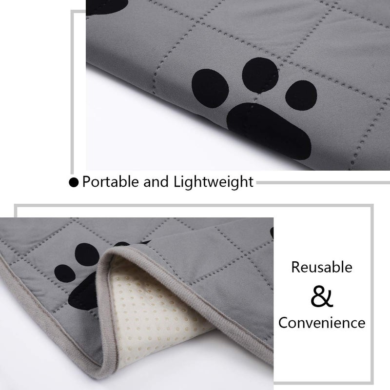 SPXTEX Dog Crate Pads, Washable Non-Slip Puppy Pee Rugs, Waterproof Pet Training Pads for Small Dogs, 2 Pieces, 18"x24" - Image 3